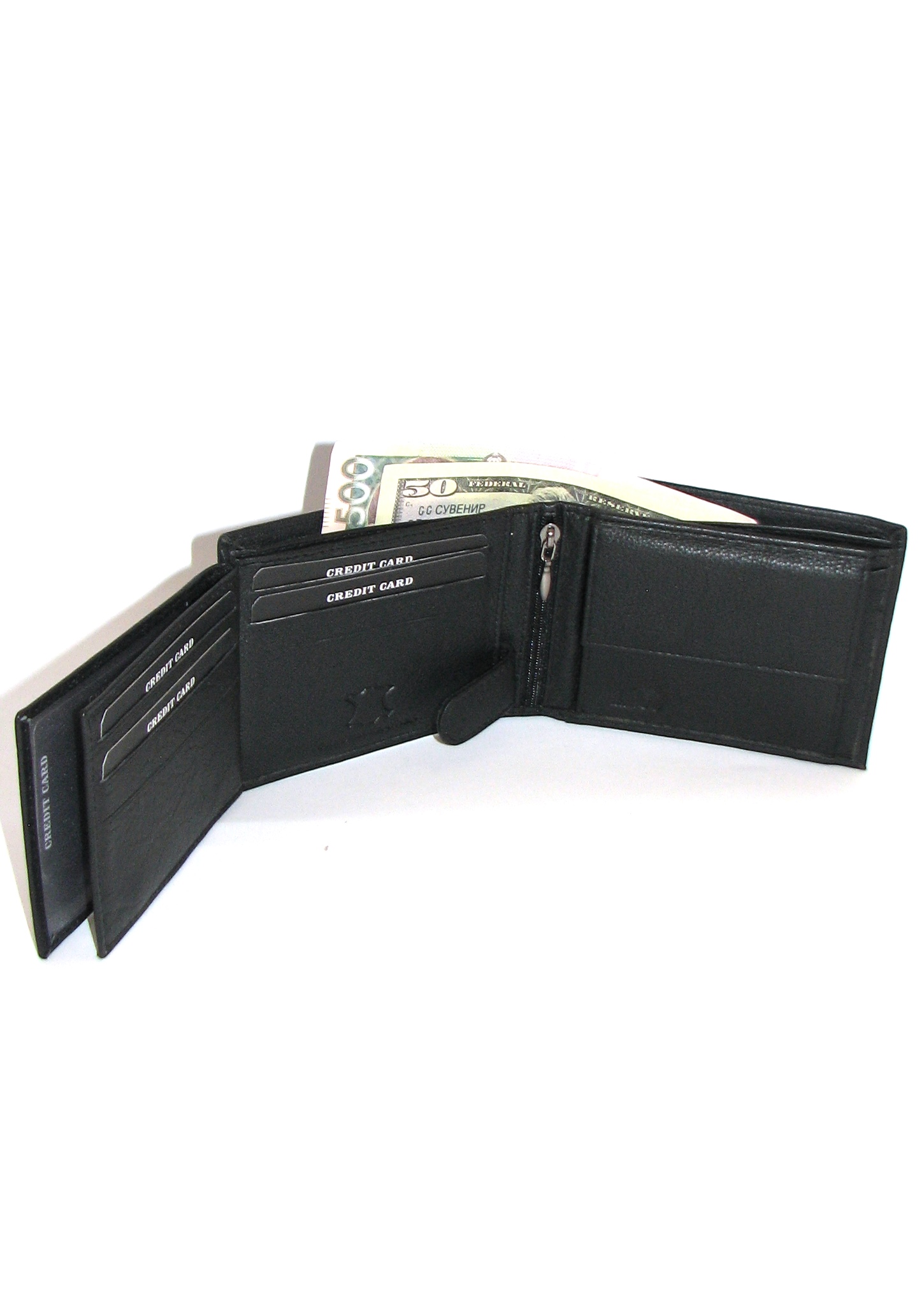 Кожаный кошелек DNK N992-CCF blk NEW Кожаный кошелек DNK N992-CCF blk NEW